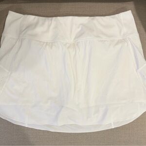 Athleta Run With It Skort 14" White Size XL